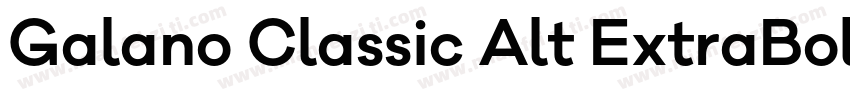 Galano Classic Alt ExtraBold字体转换